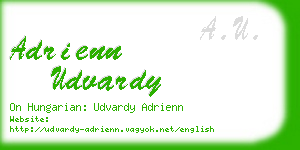 adrienn udvardy business card